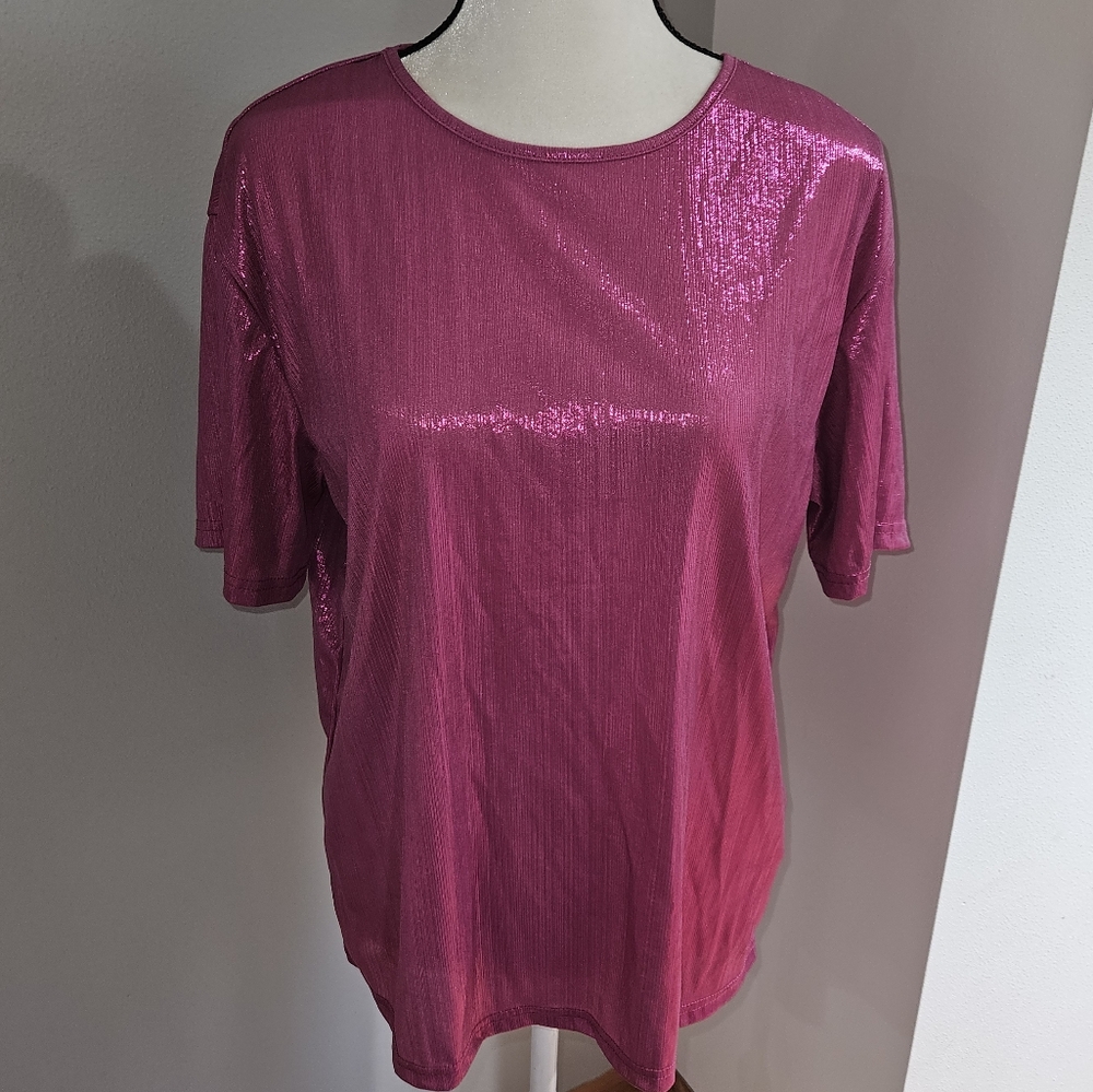 Shimmering Pink Women's Top